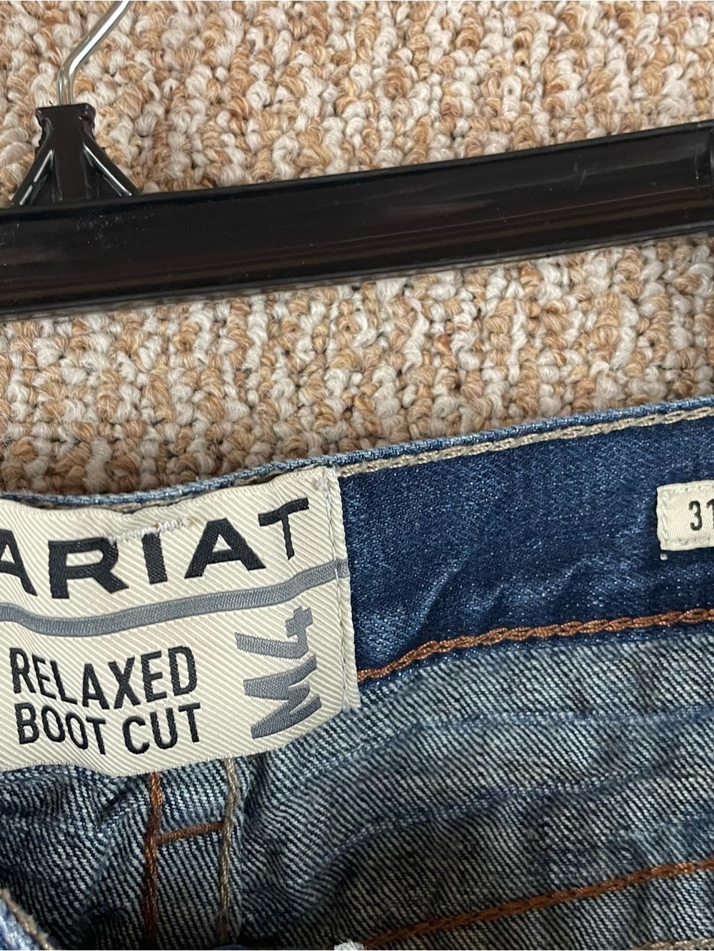 Ariat M4 Jeans Mens 31x32 Relaxed Boot Western Workwear Cowboy Denim Rodeo T696 - Picture 8 of 13